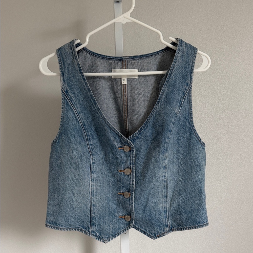 Aritzia Denim Forum Denim Vest